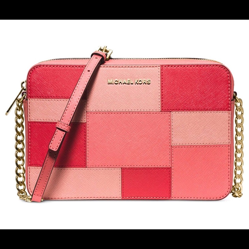 NWT peach pink Michael Kors Crossbody Bag